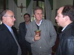 Da esq. p/ dir.: Gil, Aldrico e Ivo