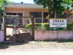 Sede do CREAS/Novos Laos, localizada na Rua Afonso Escobar, 2018