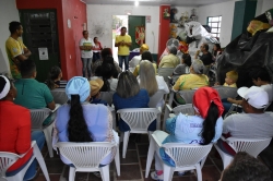 Pr-Conferncia aconteceu na sede da escola de samba Acadmicos da Mocidade