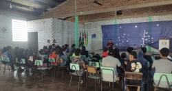 Encontro com estudantes da escola Osrio Braga ocorreu na quarta-feira