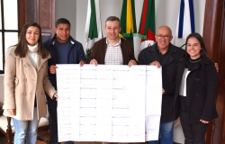 Projeto para pavimentao asfaltica de 37 quadras foi apresentando ao prefeito Leonardo Betin