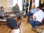 Novo comandante microrregional da BM visita o prefeito