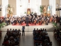 Pblico lota a Igreja Matriz para assistir ao concerto da Orquestra Sinfnica de SM