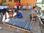 Rotary projeta, monta e instala aquecedores solares na Fundao Venncio Ramos da Silva
