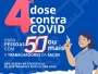 Quarta dose da vacina contra a Covid-19  ampliada para pessoas a partir de 50 anos