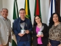 Coordenador Geral da UAB/Unipampa visita prefeito Leonardo Betin