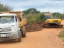 Obras recupera trechos e alarga curva da estrada do Passo do Silvestre
