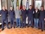 Novo comando regional dos Bombeiros visita o prefeito e vice de Itaqui