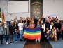 Desenvolvimento Social participa da aberturo Ms do Orgulho LGBTQIAPN+ em Santa Maria